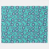 Couverture Polaire Symbole oculaire grec de protection contre le mal  (Devant (Horizontal))