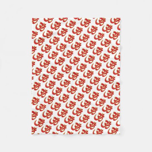 Couverture Polaire Symbole Om (Devant)