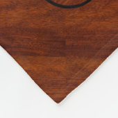 Couverture Polaire Symbole Taurus Zodiac sur l'acajou comme imprimé (Coin)