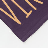 Couverture Polaire Symbole Virgo Zodiac (Coin)