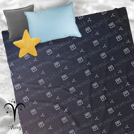 Couverture Polaire Symbole Zodiac Aries Nom de la constellation Astro