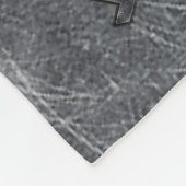 Couverture Polaire SYMBOLE Zodiaque Aquarius Acier argenté déprimé (Coin)