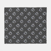 Couverture Polaire Symbole zodiaque de la bibliothèque d'argent sur l (Devant (Horizontal))