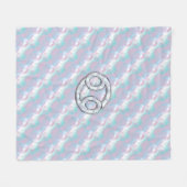 Couverture Polaire Symbole zodiaque de la mère de Pearl (Devant (Horizontal))