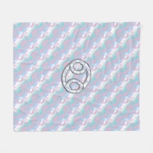 Couverture Polaire Symbole zodiaque de la mère de Pearl (Devant (Horizontal))