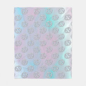 Couverture Polaire Symbole zodiaque de la mère de Pearl (Devant)