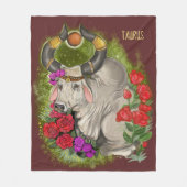 Couverture Polaire SYMBOLE Zodiaque Taurus (Devant)