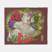 Couverture Polaire SYMBOLE Zodiaque Taurus (Devant (Horizontal))