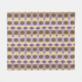 Couverture Polaire SYMBOLES bleu (Devant (Horizontal))