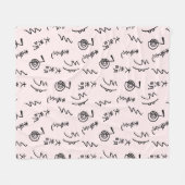 Couverture Polaire Symboles Reiki Motif - Reiki Chaudière polaire vid (Devant (Horizontal))