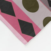 Couverture Polaire SYMBOLES rose (Coin)