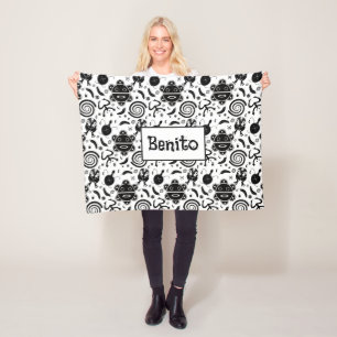 Couverture Polaire Symboles taïno Porto Rico Culture