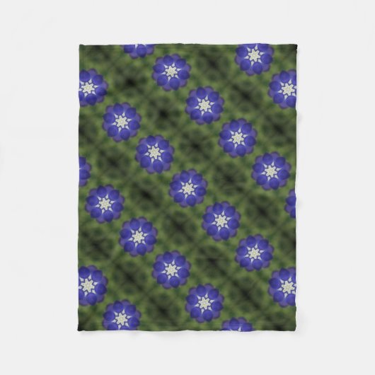 Couverture Polaire Symétrie Bluebonnet (Devant)