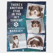 Couverture Polaire Sympathie commémorative pour animaux de compagnie  (Devant)