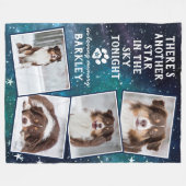 Couverture Polaire Sympathie commémorative pour animaux de compagnie  (Devant (Horizontal))