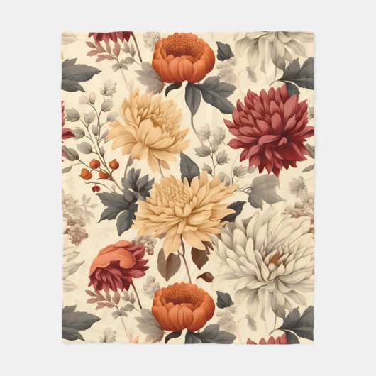 Couverture Polaire Symphonie de Chrysanthemum (Devant)