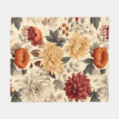 Couverture Polaire Symphonie de Chrysanthemum (Devant (Horizontal))