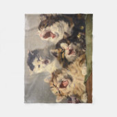 Couverture Polaire Symphonie de Kitten par Julius Adam II (Devant)