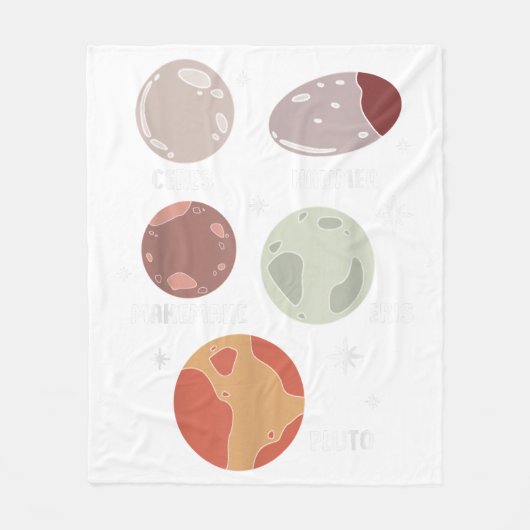 Couverture Polaire Système Solaire De L'Espace Extérieur Planète Nain (Devant)