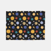Couverture Polaire Système solaire Kawaii (Devant (Horizontal))