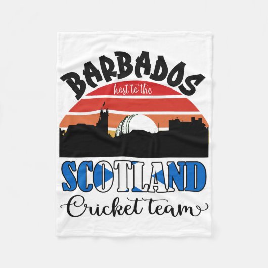 Couverture Polaire T20 Cricket Rdos Host To The Scotland Cricket Team (Devant)