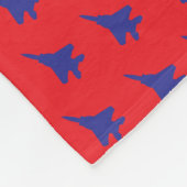 Couverture Polaire T-Bolts F-15E Fighter Jet Motif (Coin)