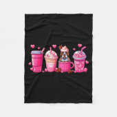 Couverture Polaire T Bull Inside Cup Coffees Lover Valentine's Day He (Devant)