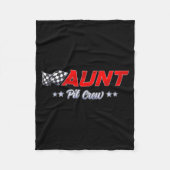Couverture Polaire T Crew Aunt Race Car Family Matching Racing Birthd (Devant)