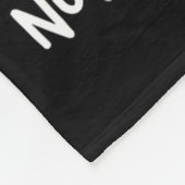 Couverture Polaire T-rex Dinosaur Nope Not Today Not Tomorrow Either, (Coin)