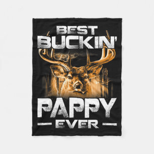 Couverture Polaire T-shirt Buckin 'Pappy Ever Cerf de chasse Bucking