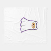 Couverture Polaire T-shirt classique chat fantôme_3 (Devant (Horizontal))