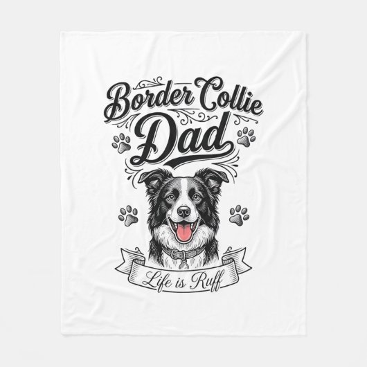 Couverture Polaire T-shirt de conception de chien de gravure vintage  (Devant)
