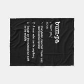Couverture Polaire T-shirt de définition de Bumpa - Tee-cadeau de Fêt (Devant (Horizontal))