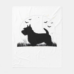 Couverture Polaire T-shirt de la classe de silhouette de chien Terrie