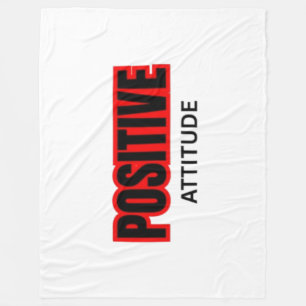Couverture Polaire T-Shirt de typographie motivationnelle à attitude