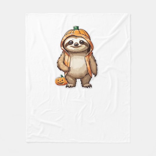 Couverture Polaire T-shirt Essential de Slothster Halloween (Devant)