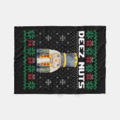 Couverture Polaire T-shirt Funny Ugly Christmas (Devant (Horizontal))