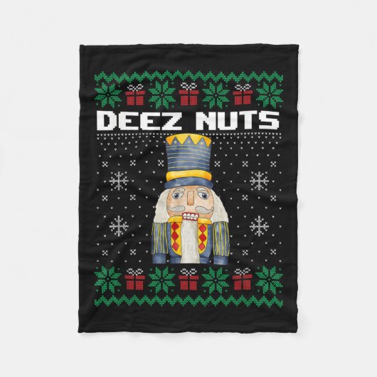 Couverture Polaire T-shirt Funny Ugly Christmas (Devant)