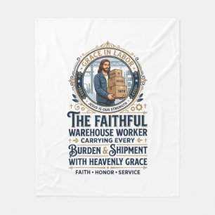 Couverture Polaire T-shirt graphique de logistique entrepôt de Jésus