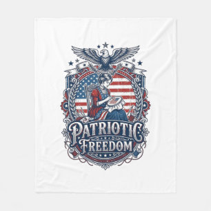 Couverture Polaire T-shirt graphique vectoriel broderie croisée patri