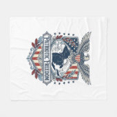 Couverture Polaire T-shirt graphique vectoriel de fierté des Grands L (Devant (Horizontal))