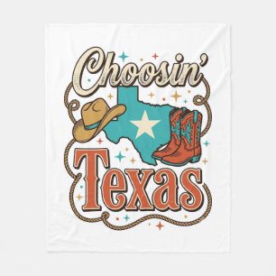 Couverture Polaire T-shirt graphique vintage cowgirl Texas Western De