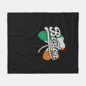 Couverture Polaire T-shirt irlandais de Boston (Devant (Horizontal))