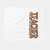 Couverture Polaire T-shirt trop grand pour l'enseignant (Devant (Horizontal))