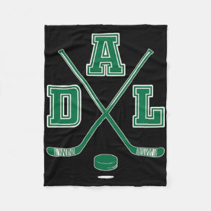 Couverture Polaire T-shirt vintage bâtons de hockey de Dallas