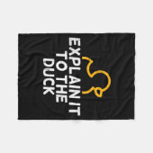 Couverture Polaire T-shirts pour hommes codeur programmeur tech dével (Devant (Horizontal))