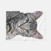 Couverture Polaire Tabby Kitten (Devant (Horizontal))