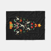 Couverture Polaire Table Tennis Ng Ng Player Christmas Tree Xmas Long (Devant (Horizontal))