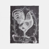 Couverture Polaire tableau chic rustique (Devant)