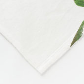 Couverture Polaire Tableau d'aquarelle blanc crocodile (Coin)